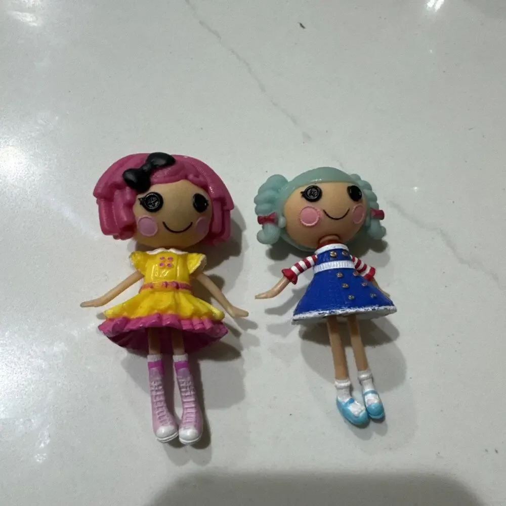 MINI Lalaloopsy Doll Crumbs Lot of 2 3” Small Used